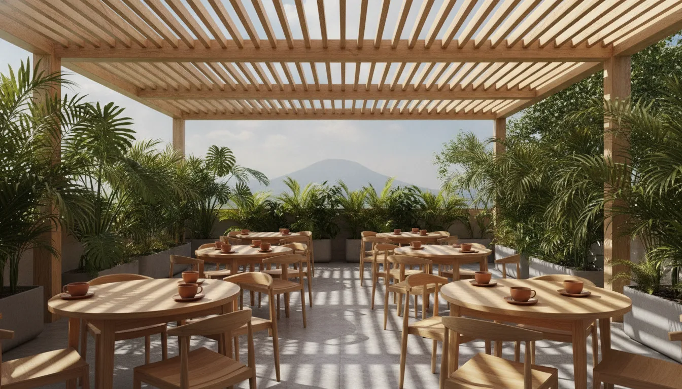 Café Tres Volcanes ambiente