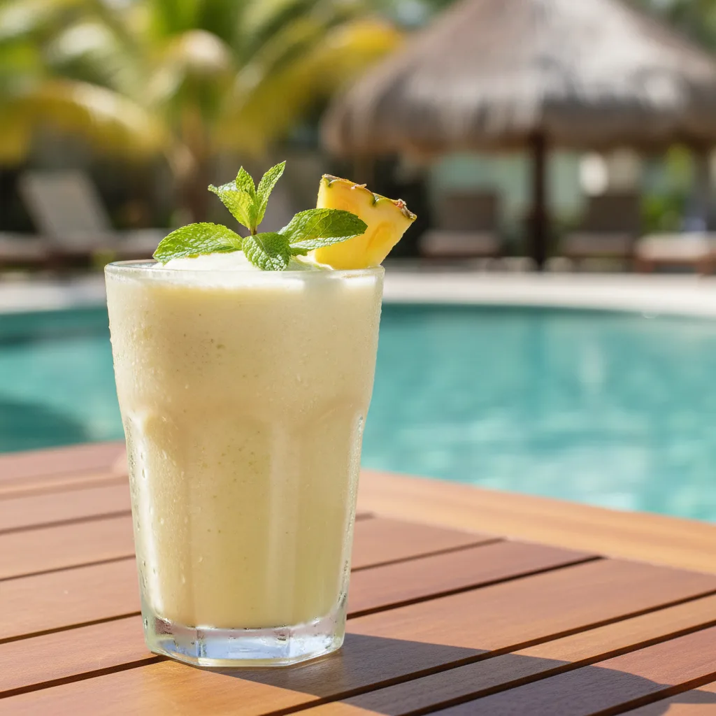 Batido de Piña y Menta
